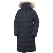 Helly Hansen Womens Aria Long Parka i farven Navy