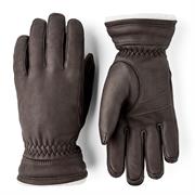 Hestra Buvika Deerskin Handsker - Dark Brown