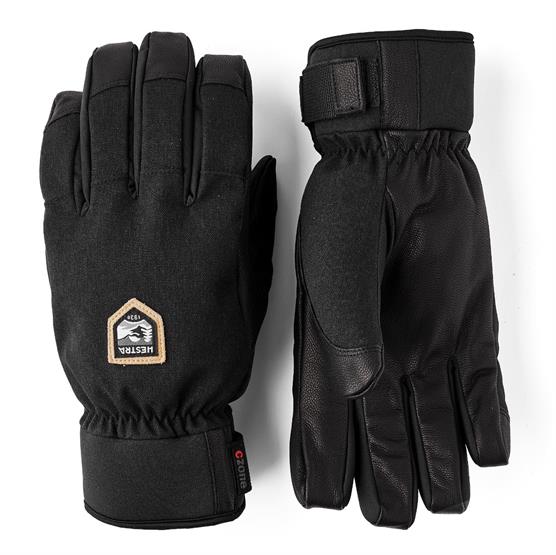 Hestra CZone Alpine - 5 Finger, Black