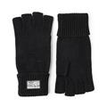 Hestra Raggwool Half Finger i farven Black