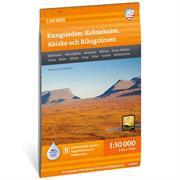 Abisko, Nikkaluokta og Kebnekaise Vandrekort