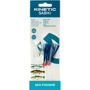 Kinetic Sabiki Disco Rig | Blue / White Flash