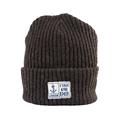 Lakor Fish or Die Beanie i farven Dark Brown