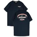 Lakor The Smoking Salmon Back T-Shirt til Mænd i farven Blueberry