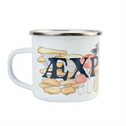 Lakor Mushroom Forest Enamel Mug i farven White
