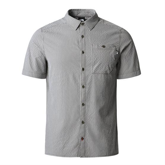 #3 - The North Face Mens S/S Hypress Shirt, New Taupe Plaid