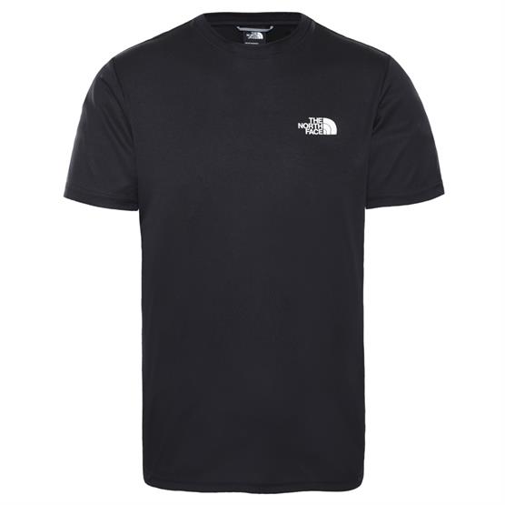 The North Face Mens Reaxion Red Box Tee, Black / White