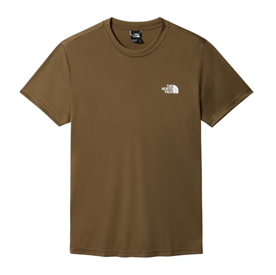 The North Face Mens Reaxion Red Box Tee, Military Olive