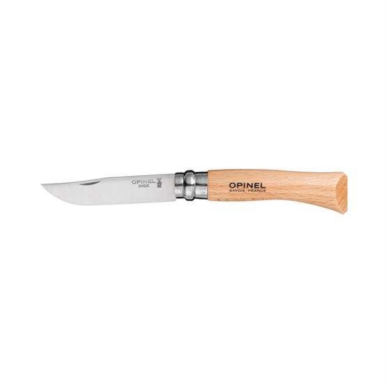 Se Opinel Foldekniv nr. 7 rustfrit stål, bøgetræ - Foldeknive hos Pro Outdoor