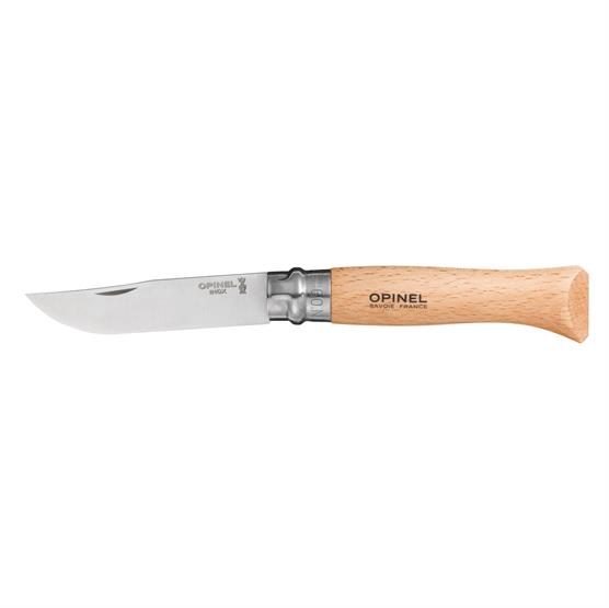 Se Opinel Foldekniv nr. 9 rustfrit stål, bøgetræ - Foldeknive hos Pro Outdoor