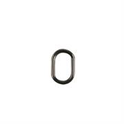 Owner Oval Split Ring i Black Chrome.