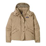 Patagonia Womens Downdrift Jacket i farven Oar Tan / Seabird Grey
