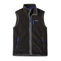 Patagonia Mens Retro Pile Vest i farven Black / Forge Grey