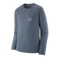 Patagonia Mens L/S Cap Cool Trail Shirt i farven Unity Fitz / Utility Blue