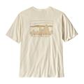 Patagonia Mens '73 Skyline Organic T-Shirt i farven Birch White