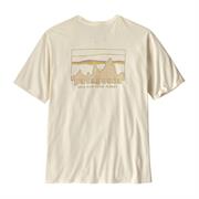 Patagonia Mens '73 Skyline Organic T-Shirt i farven Birch White