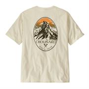 Patagonia Mens Chouinard Crest Pocket Responsibili-Tee i faven Birch White