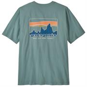 Patagonia T-shirt med print på ryg og bryst