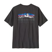 Patagonia Fitz Roy Foothills T-Shirt til Mænd i farven Ink Black