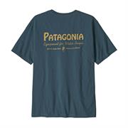 Patagonia Water People Banner T-Shirt til Mænd i farven Summit Blue