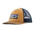 Patagonia P-6 Logo LoPro Trucker Hat i farven Talon Gold