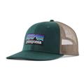 Patagonia P-6 Logo Trucker Hat i farven Cascade Green