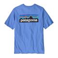 Patagonia Mens P-6 Logo Responsibili-Tee, Abundant Blue