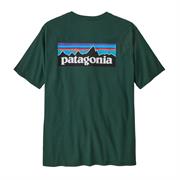 Patagonia Mens P-6 Logo Responsibili-Tee i farven Cascade Green