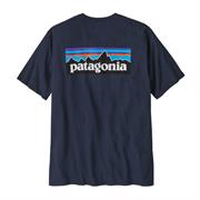 Patagonia Mens P-6 Logo Responsibili-Tee i farven New Navy