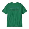 Patagonia Mens P-6 Logo Responsibili-Tee i farven P-6 Outline / Heartleaf Green