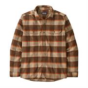 Patagonia Mens Canyonite Flannel Shirt i farven Cliff / Molasses Brown