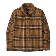 Patagonia Mens Fjord Flannel Shirt i farven Catch / Deer Brown