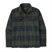 Patagonia Mens Fjord Flannel Shirt i farven Catch / Old Growth Green