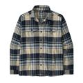 Patagonia Mens Fjord Flannel Shirt i farven Hibernate / Sunken Blue