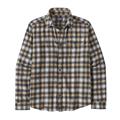 Patagonia Mens L/S LW Fjord Flannel Shirt i farven Beach Day / Sandy Melon