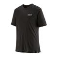 Patagonia Mens Cap Cool Merino Graphic Shirt i farven Heritage Header / Black