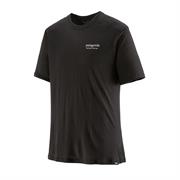 Patagonia Mens Cap Cool Merino Graphic Shirt i farven Heritage Header / Black