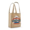 Patagonia Recycled Market Tote i farven Great Waves / Classic Tan