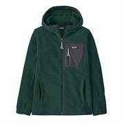 Patagonia Kids R1 Air Full-Zip Hoody i farven Cascade Green