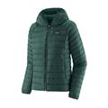 Patagonia Womens Down Sweater Hoody i farven Cascade Green