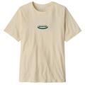 Patagonia t-shirt med '95 ovalt logo i farven Undyed Natural 