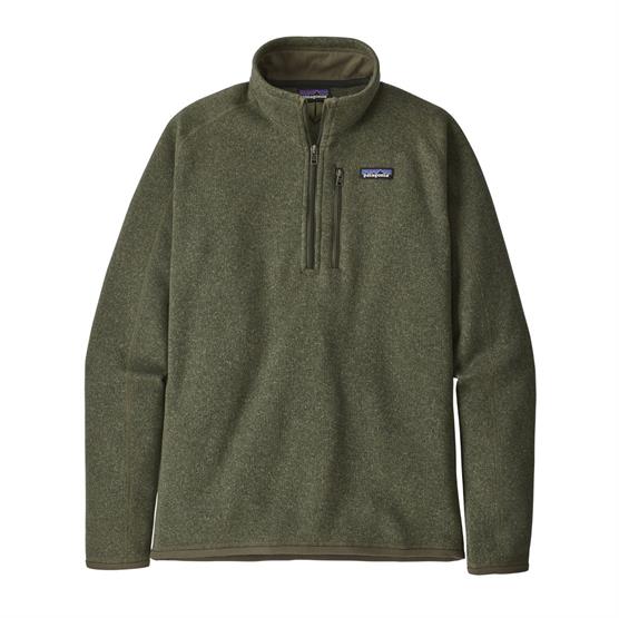 Patagonia Mens Better Sweater 1/4 Zip, Industrial Green