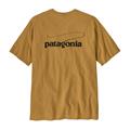 Patagonia Mens Casting Logo Responsibili-Tee i farven Pufferfish Gold