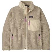 Vindtæt Patagonia fleecejakke med fuld lynlås på fronten