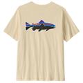 Fair Trade certificeret Patagonia t-shirt med Fitz Roy Trout print