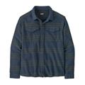 Patagonia herreskjorte i farven Treelined / Smolder Blue