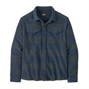 Patagonia herreskjorte i farven Treelined / Smolder Blue