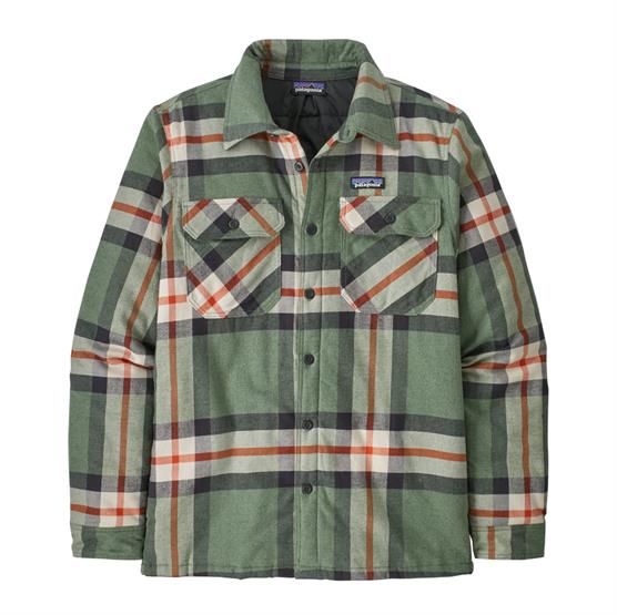 Se Patagonia Mens Ins. Cotton MW Fjord Flannel Shirt, Forestry hos Pro Outdoor
