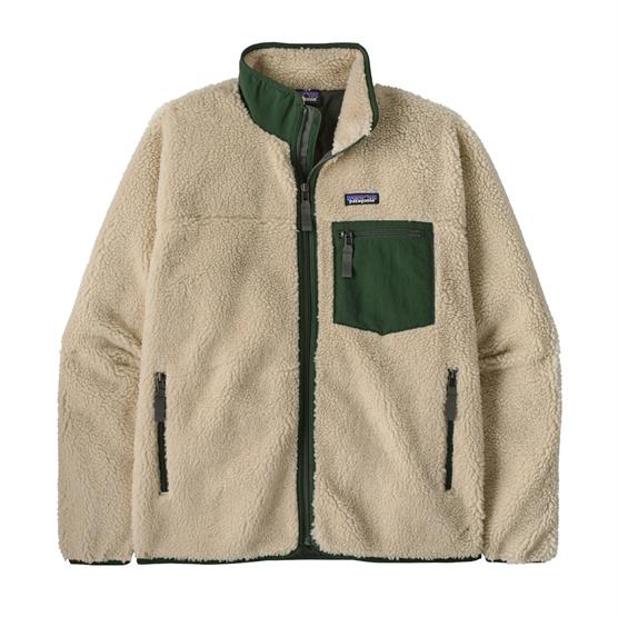 Patagonia Mens Classic Retro-X Jacket, Dark Natural / Treeline Green