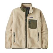 Patagonia Mens Classic Retro-X Jacket i farven Dark Natural / Basin Green